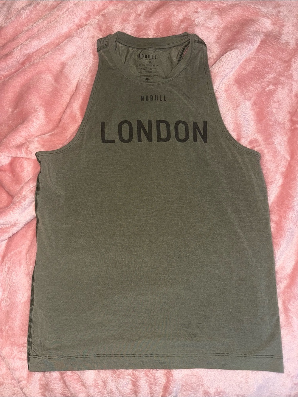 NOBULL Olive Green 'LONDON women’s Athletic Tank